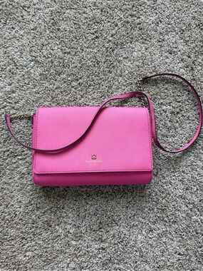 kate spade Hot Pink Saffiano Crossbody Bag